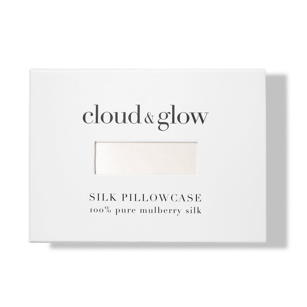 Silk Pillowcase: Cloud 9 Silk Pillowcase - Cloudy Grey – Moonlit Skincare