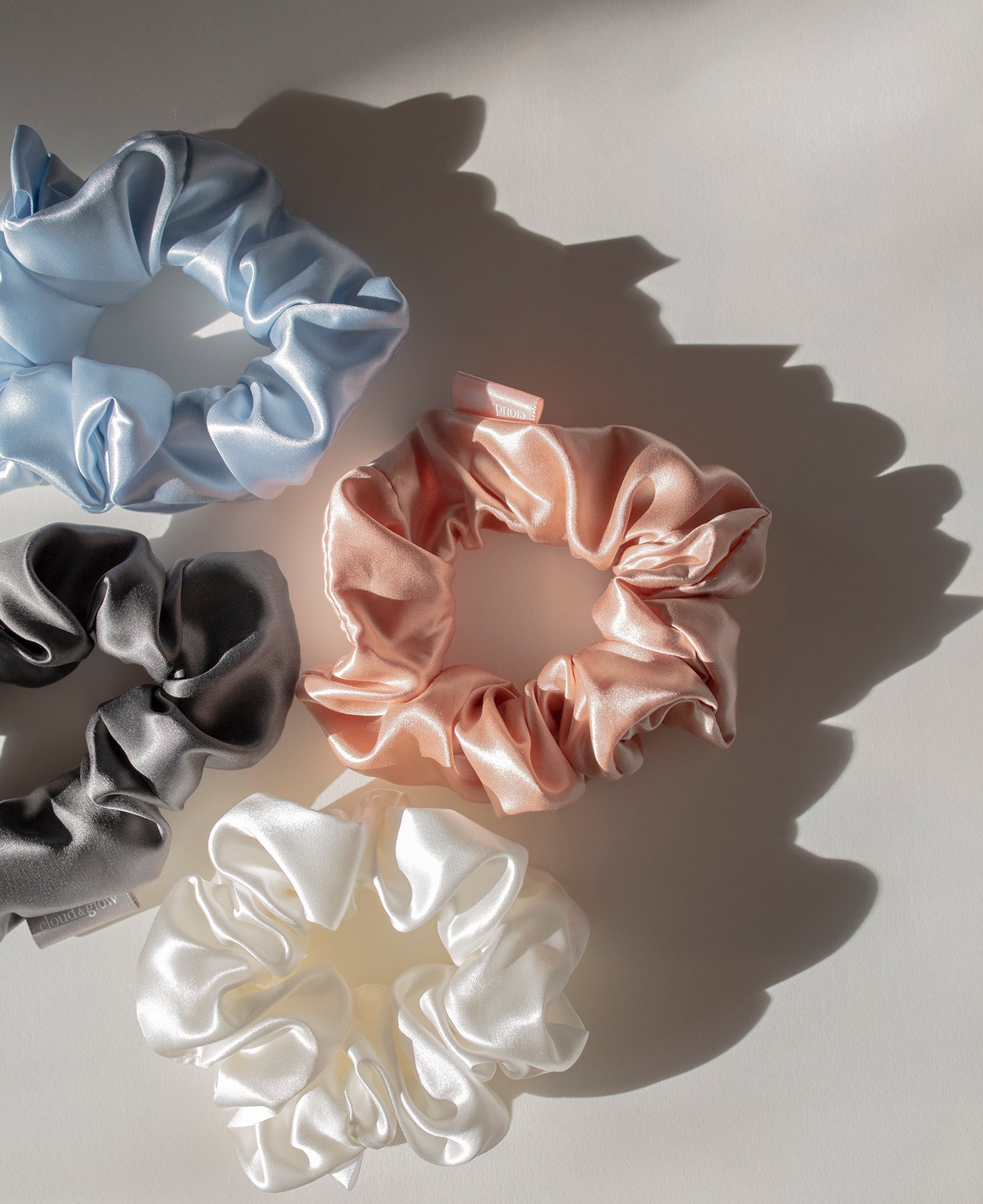 Silk scrunchies