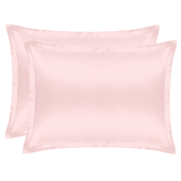 Silk Pillowcase Light Blush Duo