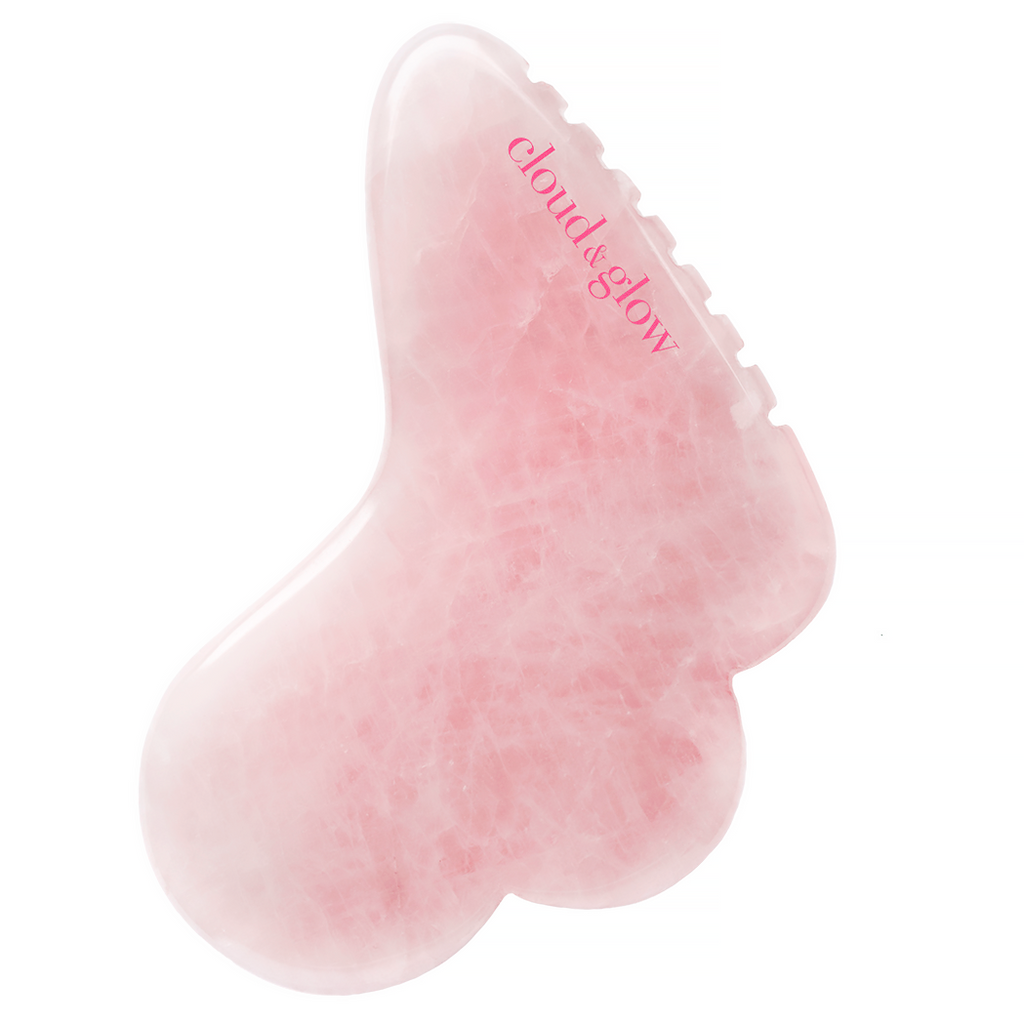 Gua Sha Butterfly Rose Quartz