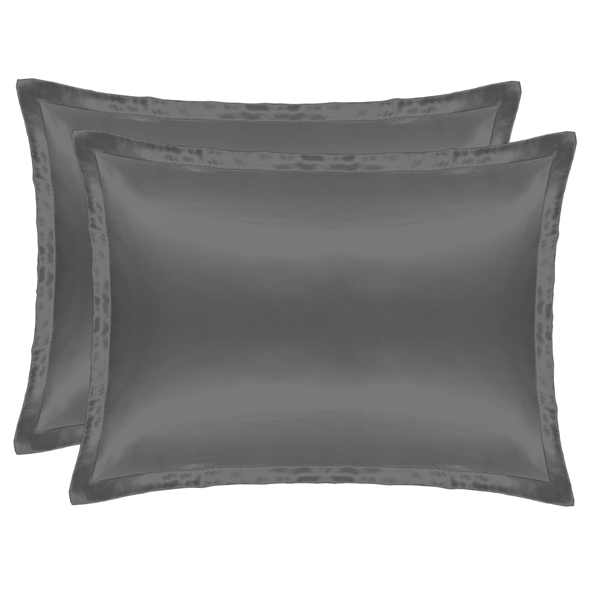 Silk Pillowcase Charcoal Duo