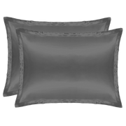 Silk Pillowcase Charcoal Duo