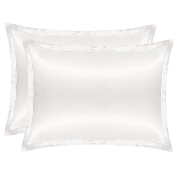Silk Pillowcase White Duo